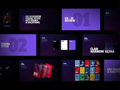 Heed App branding cards colors concept deck design football ios ios app slides sport typography ui ux