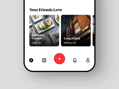 Passant Navbar add app button clean explore food interaction ios list minimal mockup navigation passant plush simple ui uidesign ux uxdesign white