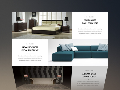 Article list article commerce fold furniture futura list luxury minimal space typography website white