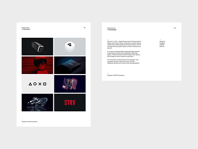 Portfolio 2020 / 02 app branding clean design gallery minimal portfolio simple typography ui uiux ux webdesign website white