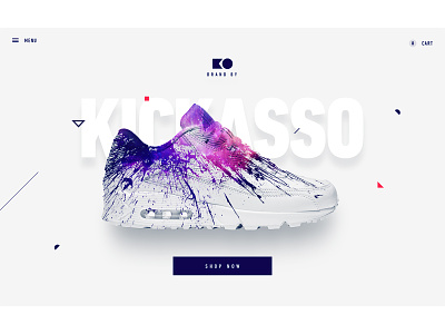 Ecommerce Web - Intro ecommerce intro kickass ko paralax proposal shop sneakers website