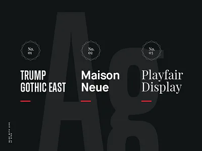 New STRV Sneak Peek 03 agency brand branding font maison playfair selection trump typography