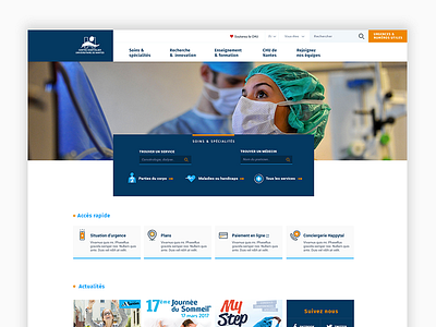 CHU de Nantes Hospital website