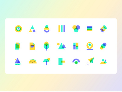 Icon Set b2b branding design digital art icon iconography illustration saas ui web