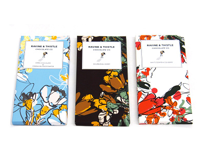 Chocolate Packaging branding color design digital art floral illustration packaging packagingdesign pattern