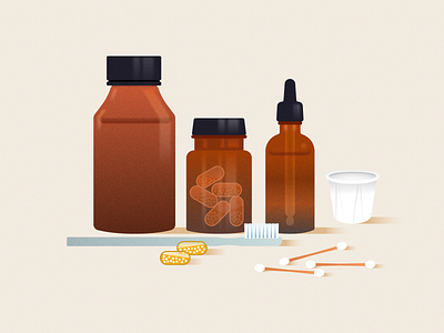 Supplements branding design figma illustration vector