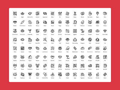 OpenTable Food Icons
