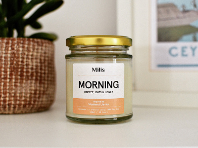 Milis Packaging candle candle packaging color colour design home decor household ireland minimal modern packaging packaging design packagingdesign packagingpro type typography