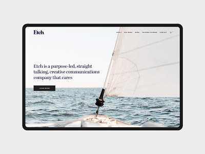 Etch Communications Website business design ecommerce graphic design ireland irish public relations typography web web design webdesign website website design
