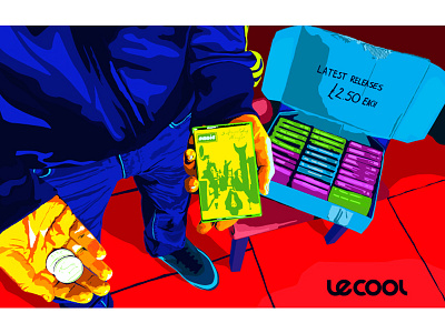 Le Cool Dublin - Bootleg Illustration adidas bright colour design dublin illustration ireland le cool dublin music nike vector vibrant