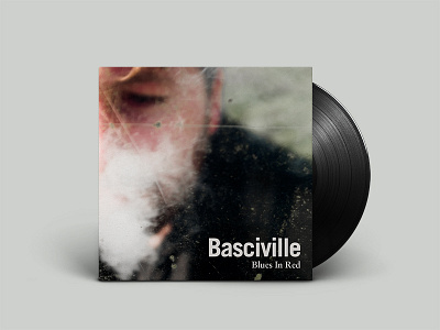 Basciville Album Mockup album cover branding design graphics identity ireland logotype mockup photography type typography