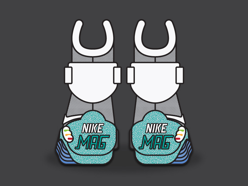 Nike air mag logo online