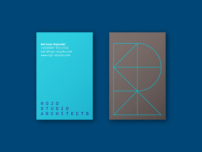 Rojo Studio Architects branding business card design graphic design identity ireland irish layout logo logomark logotype mockup