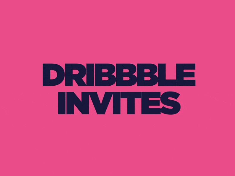 Dribbble Invites x2 design draft dribbble gif giveaway graphic design invitation invite ireland player players