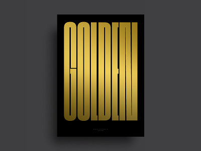 Golden a poster every day basketball bold daily poster design gold golden state warriors graphic design nba finals poster typographic poster typography