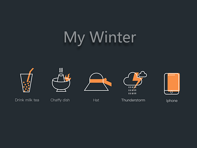 My winter ui 图标 设计