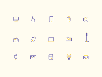 Electronic Equipment Icon 2x app icon illustration ui 图标 设计