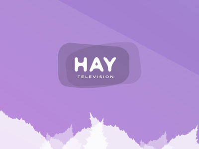 HAY television branding logo minimalism television tv