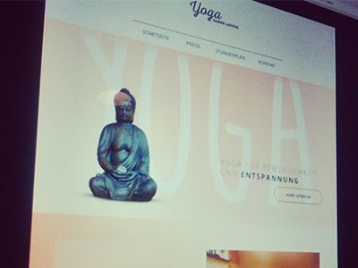 Yoga Landingpage -  work in progress