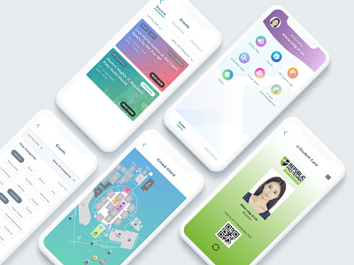 RP Connect Mobile App branding design icon illustration minimal mobile app design ui ux