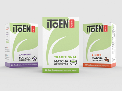 Ito En branding logo package design