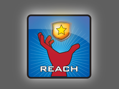 Reach App Icon icon illustrator iphone logo phonegap reach
