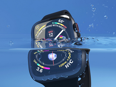 Waterproof Simulation 3d 3d art 3ds max apple liquid render simul simulation vray watch water