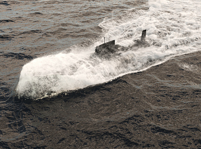 Akula-Class Submarine || Surfacing Simulation Render 3d animation autodesk automotive graphic design motion graphics ocean simulation