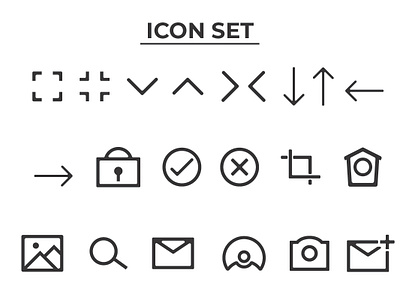 Icon Set - 055 daily 100 daily ui dailyui design icon icon set mobile ui ui challenge ui ux web design website
