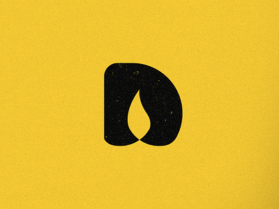 D + Diya logo concept diwali dribbbler festival india indian lettermark logo logo concept logodesign negative space yellow