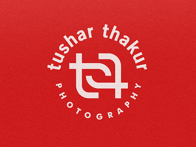 t t + Camera Logo for Tushar Tahkur Photography badge badge design badge logo badgedesign brand brandidentity branding camera logo design dribbbler logo logodesign photograhy photographer red simple design