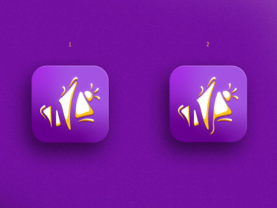 N + Loudspeaker Logo for NotEfi app appicon applogo apps brandidentity branding design dribbbler funky graphic design lettermark logo logodesign purple