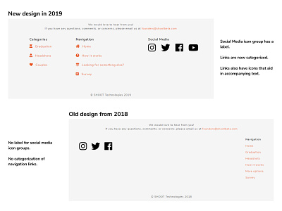Footer Redesign