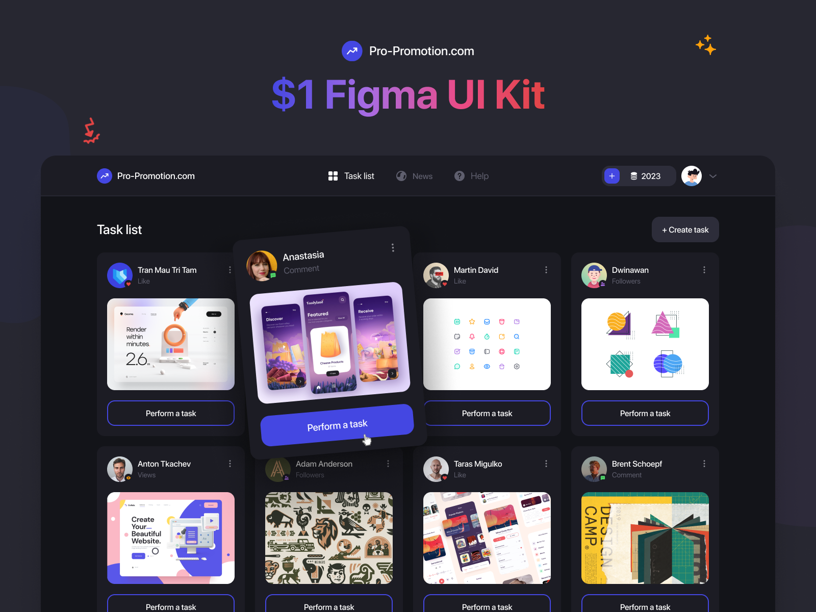 Web Service - Free Figma UI Kit by Alex Herzog on Dribbble