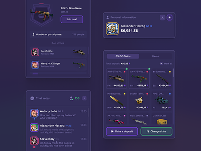 Meow Skins - Casino UI Elements & Components