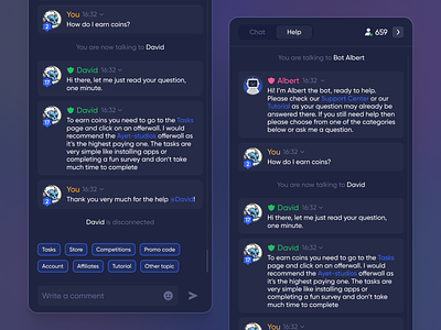 TapRacks UI Components - Support Chat call center chat chat bot comment communication dashboad game gaming help interface message messaging messenger question suggestions support ui ui components ui elements ux
