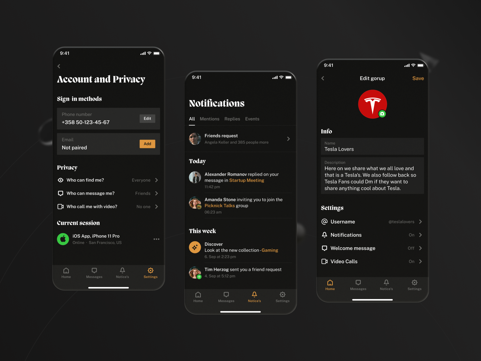 Pure - Messaging UI Kit for Figma