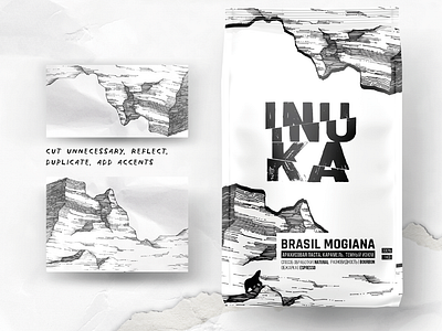 INUKA coffee packaging design