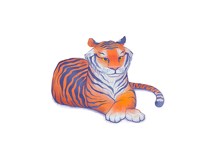 Mr. Tiger for September 2022 2022 calendar calendar calendar design character design character illustration design digital art digital illustration graphic design illustration procreate stationary tiger