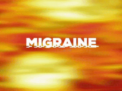 MIGRAINE after effects fractal noise glitch iridescent