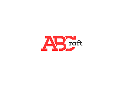 Logo ABCraft branding design logo vector