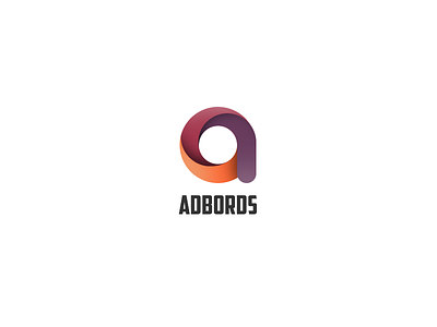 Logo Adbords branding design logo typography vector