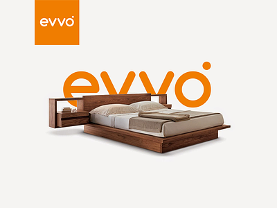 Logo Evvo branding design logo typography vector