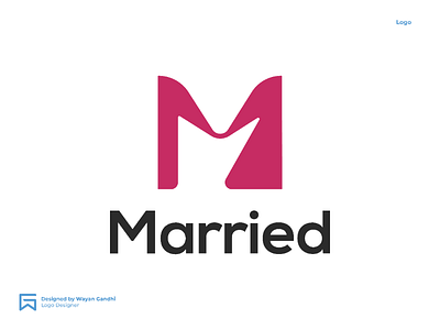 Married Logo Exploration clever logo logo logo design logo exploration logo vector logogram married married logo simple logo wayan gandhi wedding wedding logo wgndhi