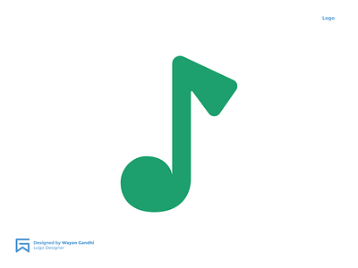 Golf Music Logo Concept clever logo gandhiven golflogo golfmusic golfmusiclogo logo design logo designer monogram musiclogo simple logo wayan gandhi