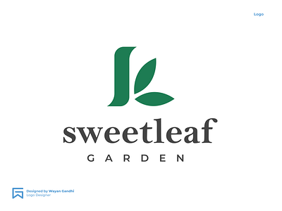 Sweatleaf Logo Concept by Wayan Gandhi clean logo clever logo green logo leaf logo logo design monogram simple logo sweat leaf logo sweat logo sweatleaf wayan gandhi