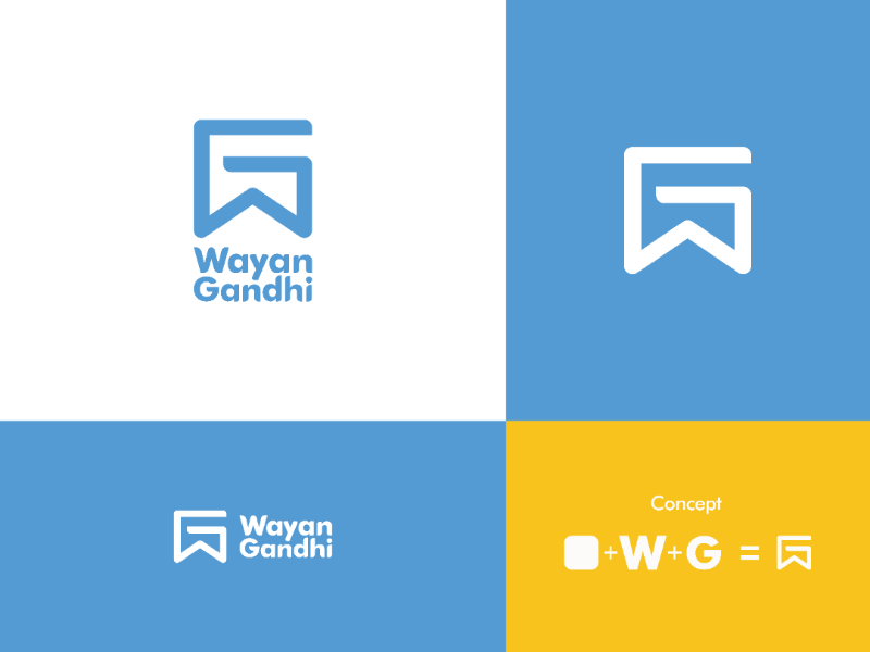 WG Wayan Gandhi | Personal Logo personal branding logo concept logo awesome logo inspiration brand identity logo personal logo