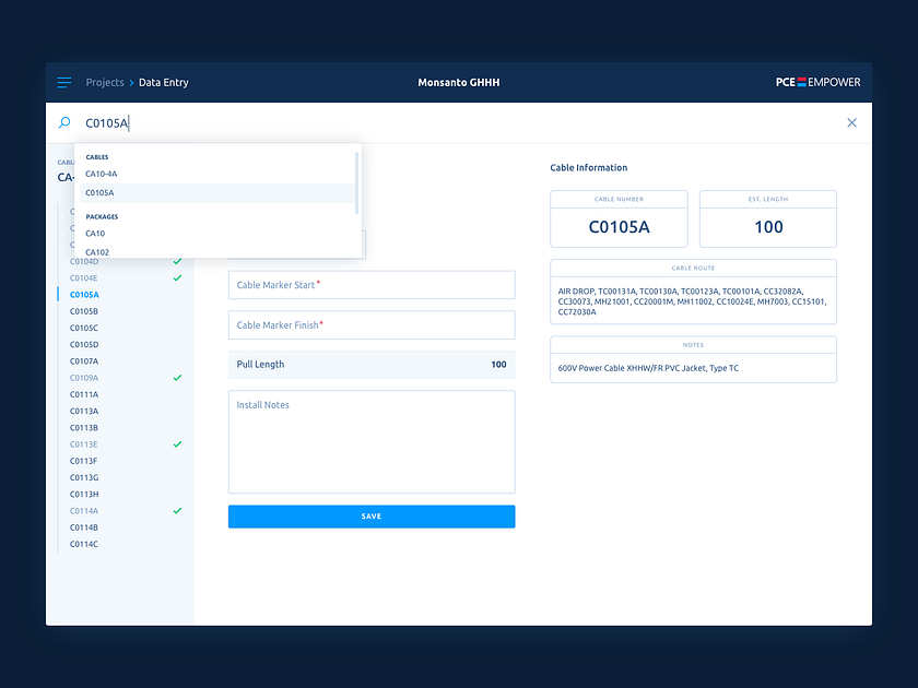 Electrical Engineering Project Management App by Danny Amacher on Dribbble
