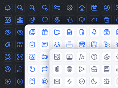 SaaS Essentials Icon Set v1 icon icon pack icon packs icon set icons line icons saas app saas design software design ui ui design