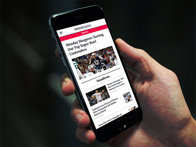 Sports Section - Mobile